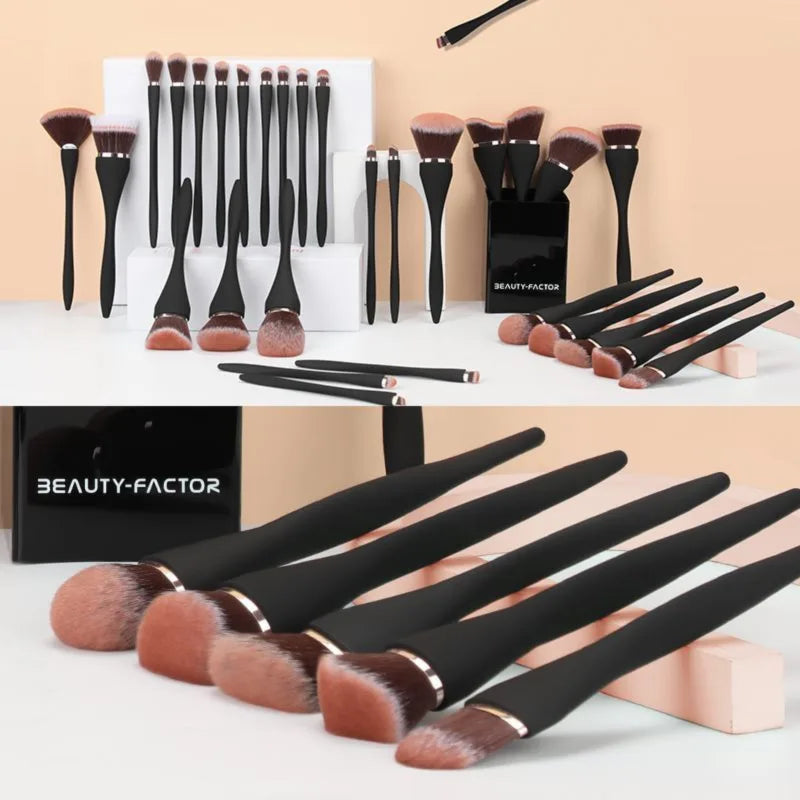 Soft Synthetic Makeup Brush – Powder, Blush & Eyeshadow Makeup Brush QXL
