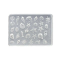 3D Ocean Shell Silicone Nail Mold | Seashell Starfish DIY Art Silicone Nail Mold QXL A CN