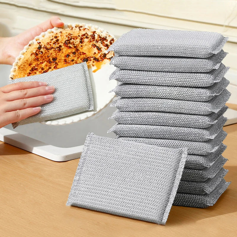 10-Pack Non-Scratch Dishwashing Sponge Cloths | Kitchen Dishwashing Sponge Cloths QXL