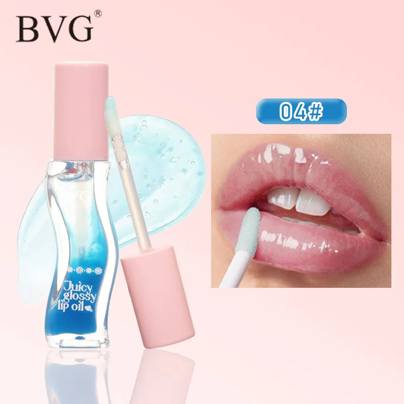Juicy Glossy Lip Oil – Double Color Shiny Lip Gloss & Plumper Lip Oil Gloss QXL 04