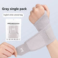HNKMP Adjustable Breathable Wrist Support Brace | Unisex Wrist Support Brace QXL Gray