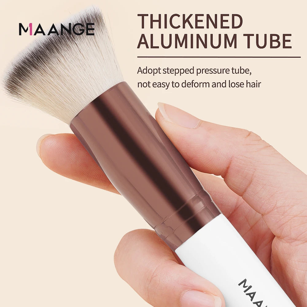 MAANGE Soft Foundation Contour Makeup Brush | Synthetic Bristles Makeup Brush QXL