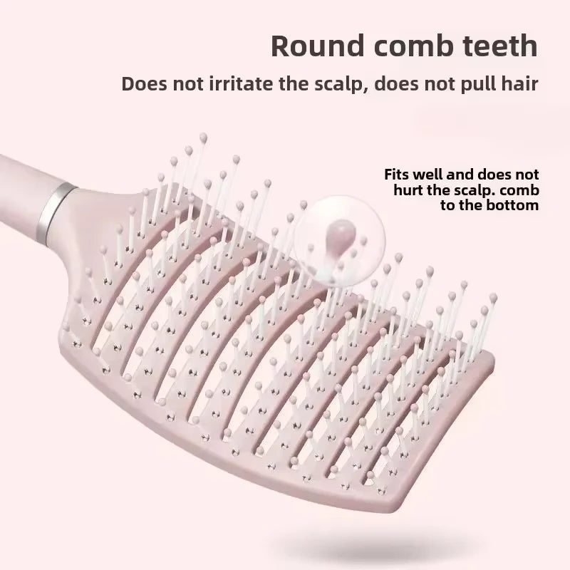 Hollow Out Detangling Hair Comb for Wet & Curly Hair Detangling Hair Comb QXL
