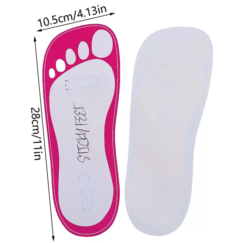 10-Pair EVA Spray Tan Foot Pads | Disposable Non-Slip Protectors Spray Tan Foot Pads QXL