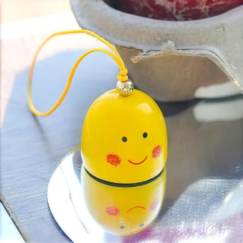Smiley Face Wind Chimes | Metal DIY Bells Outdoor Decor 3-Pack Outdoor Wind Chimes QXL