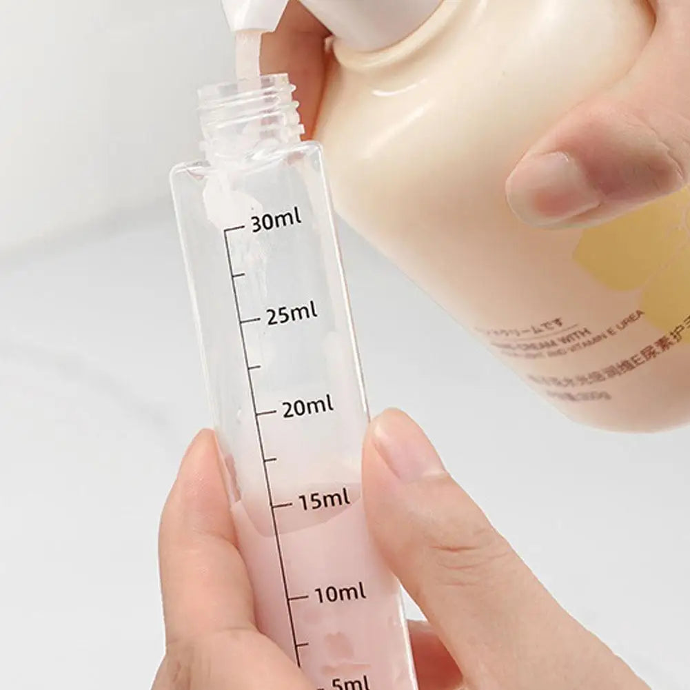 4-in-1 Leakproof Travel Dispenser Bottle Set | Refillable 30ml Travel Dispenser Set QXL