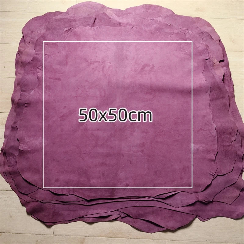 Taro Purple Frosted Sheepskin Leather 0.8–1mm | DIY Fabric Craft Leather Fabric QXL