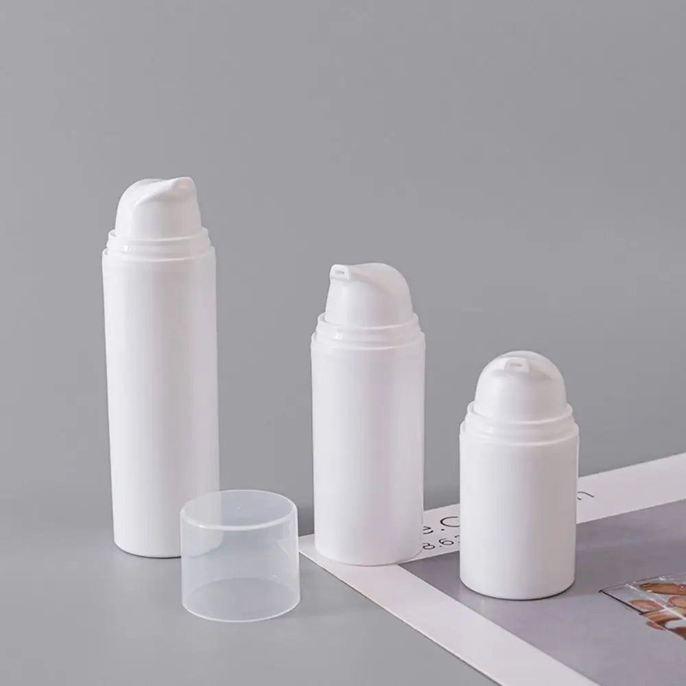 White Airless Pump Bottle | Empty Lotion & Cream Container Airless Pump Bottle QXL