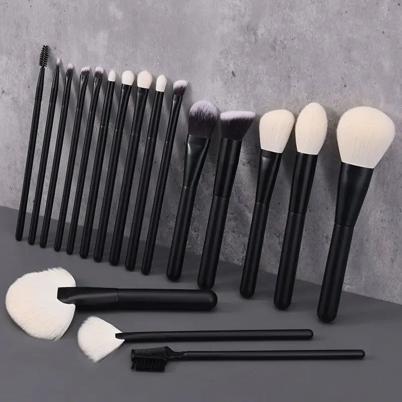 18-Piece Makeup Brush Set – Face & Eye Brushes for Beginners Makeup Brush Set QXL