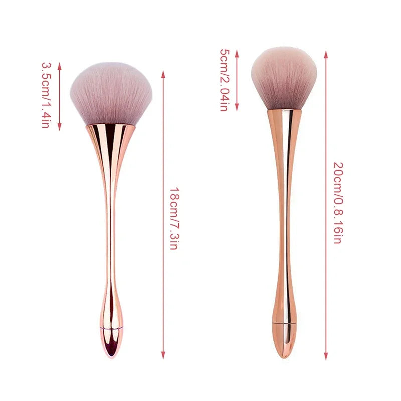 Slim Nail Art Dust Brush | Soft Nylon Cleansing Tool Nail Art Dust Brush QXL