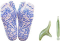 Reflexology Socks & Acupressure Massage Tool Set for Men Foot Massage Set QXL Man-Big