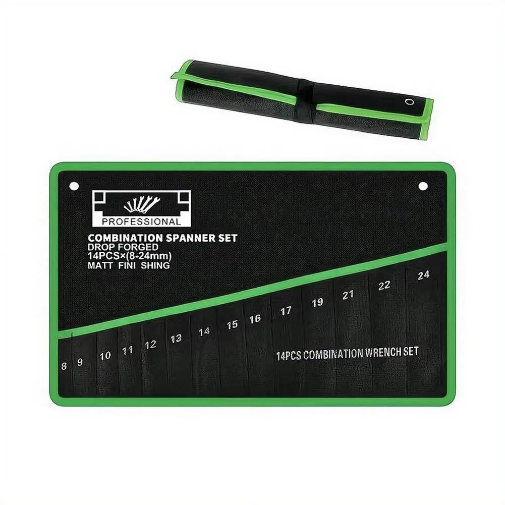 16-Pocket Wrench Organizer Pouch | Hand Tool Storage Bag Tool Storage Bag QXL