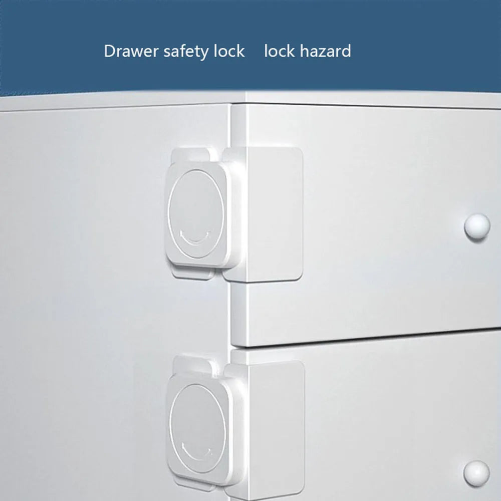 Child Safety Cabinet & Fridge Lock | Toddler Proof Buckle Child Safety Lock QXL