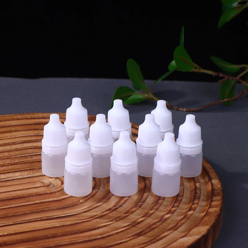 10-Pack Refillable Plastic Dropper Bottles 3–50ml Refillable Dropper Bottles QXL 3ML