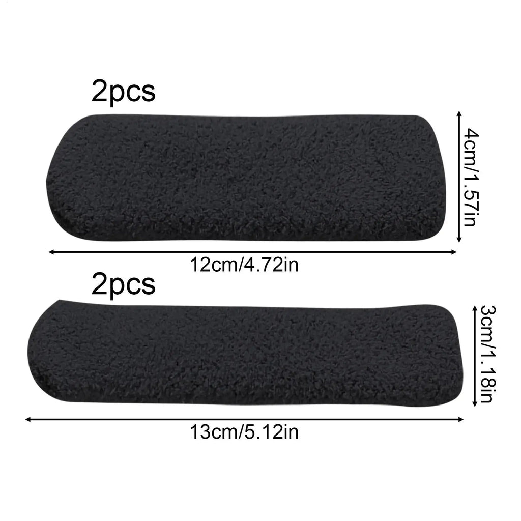 Plush Motorcycle Handlebar & Brake Lever Cover Set | Winter Handlebar Cover Set QXL