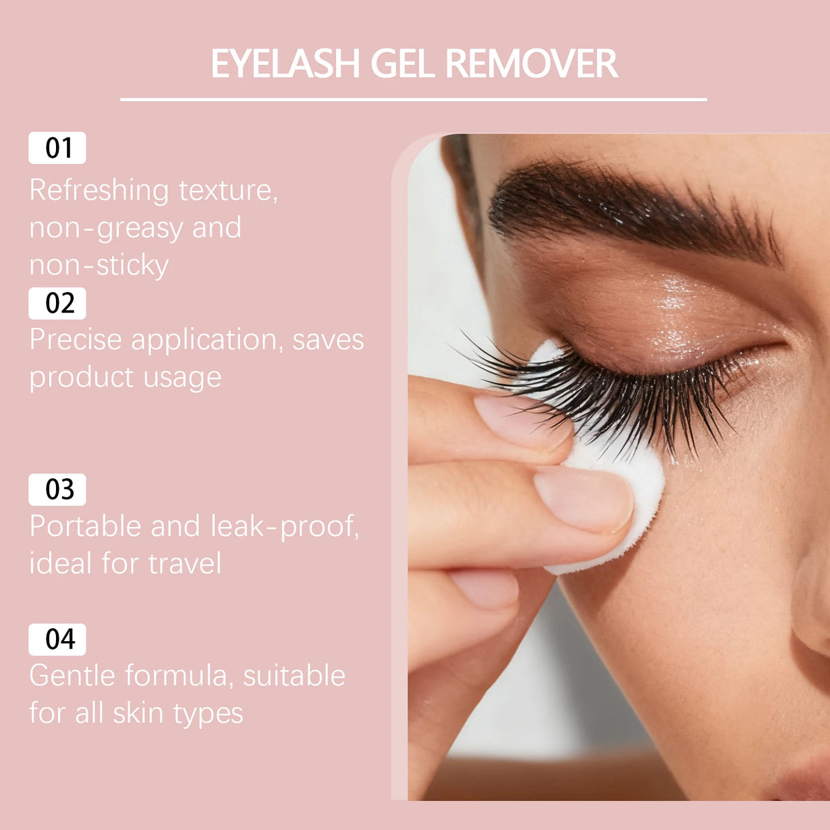 Nymixa Lash Remover Gel – Eyelash Glue Dissolver 10ml Lash Glue Remover QXL