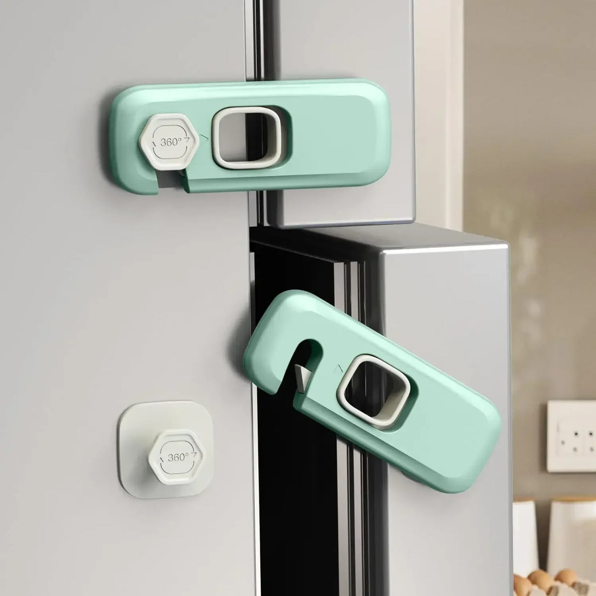 vvocci 5-Pack Baby Safety Locks – Cabinet, Drawer & Fridge Baby Safety Lock QXL