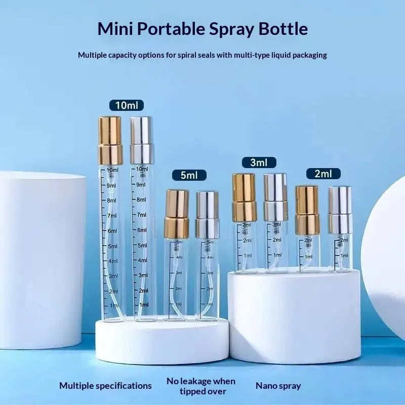 Refillable Glass Perfume Spray Atomiser | Travel Portable Perfume Atomiser QXL