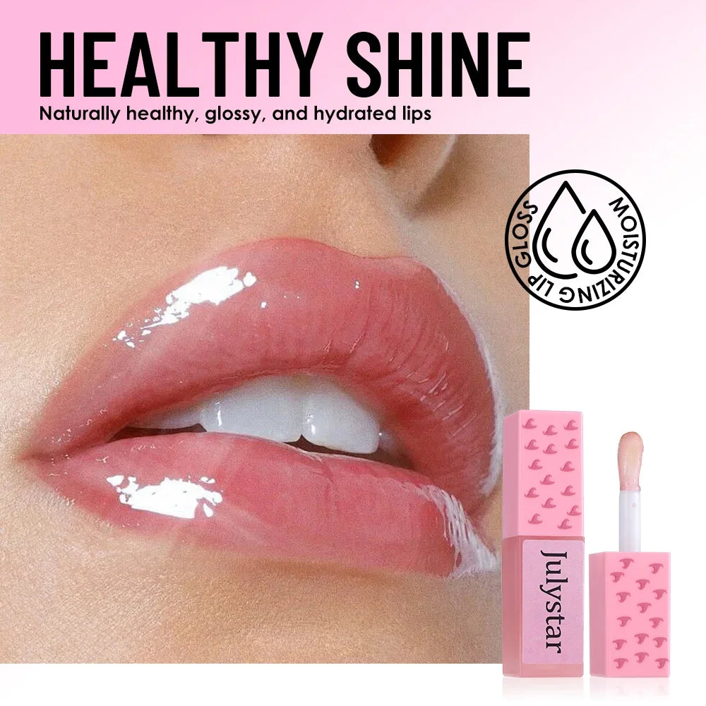 Julystar Gloss Lip Oil | Non-Sticky Hydrating Lip Primer Gloss Lip Oil QXL