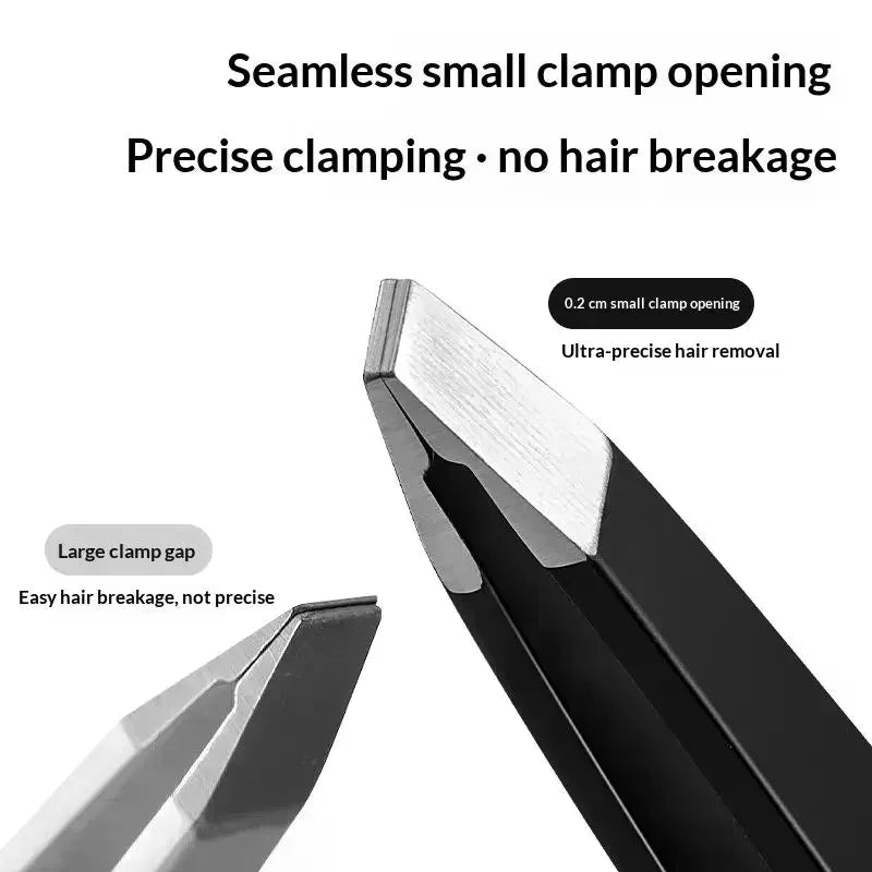 YOVIP 4-Piece Stainless Steel Precision Eyebrow Tweezers Set Eyebrow Tweezers Set QXL