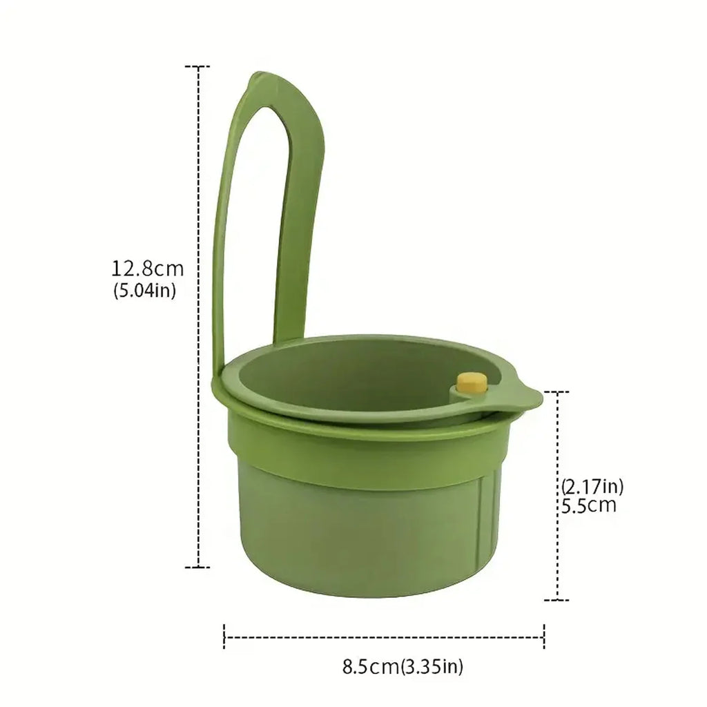 Push-Button Sink Drain Basket | Hangable Kitchen Strainer Sink Drain Basket QXL