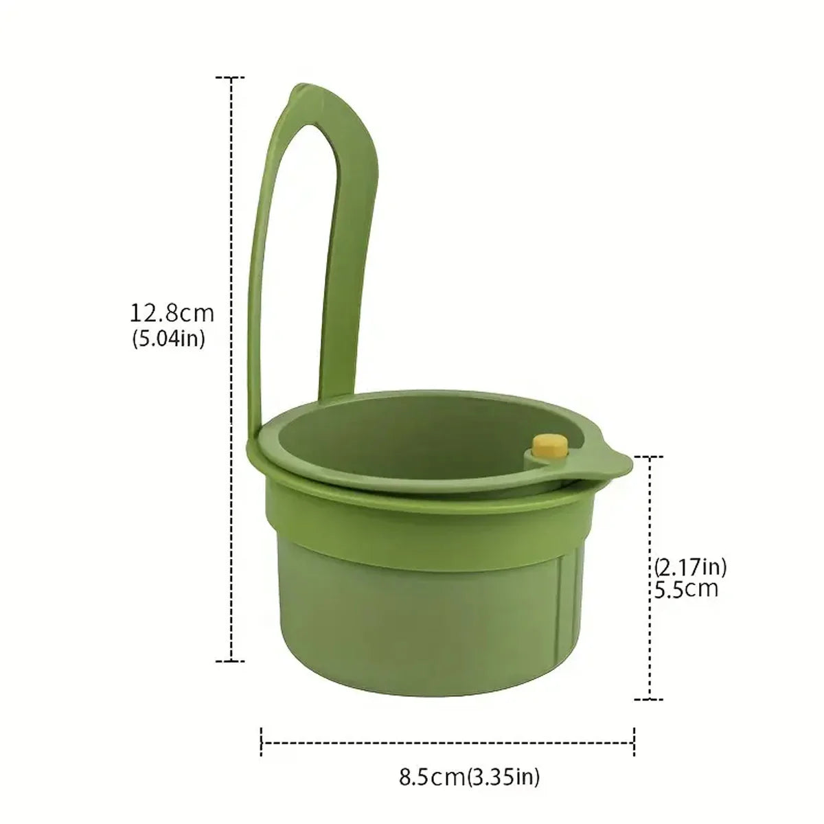 Push-Button Sink Drain Basket | Hangable Kitchen Strainer Sink Drain Basket QXL