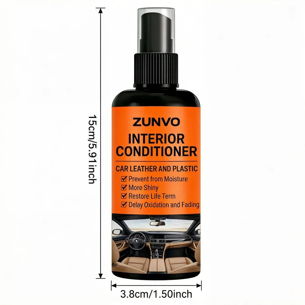 Car Interior Conditioner Spray | UV Protection Leather & Plastic Interior Conditioner Spray QXL
