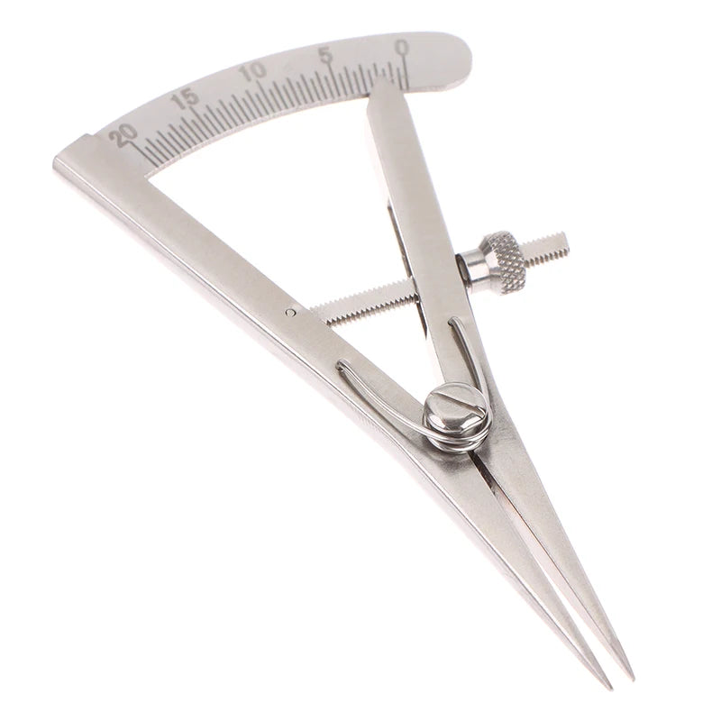 Stainless Steel Eyelid Caliper 0–20mm | Brow & Tattoo Measuring Eyelid Measuring Caliper QXL