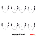 4/8-Pack Stainless Steel Window Safety Locks for Kids Child Safety Lock QXL B10 8 Pcs Black