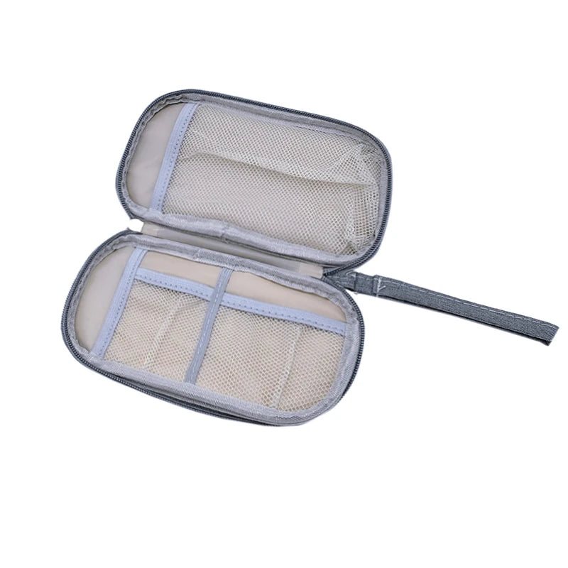 Portable Cable & Earphone Organizer Travel Bag | Polyester Cable Organizer Bag QXL