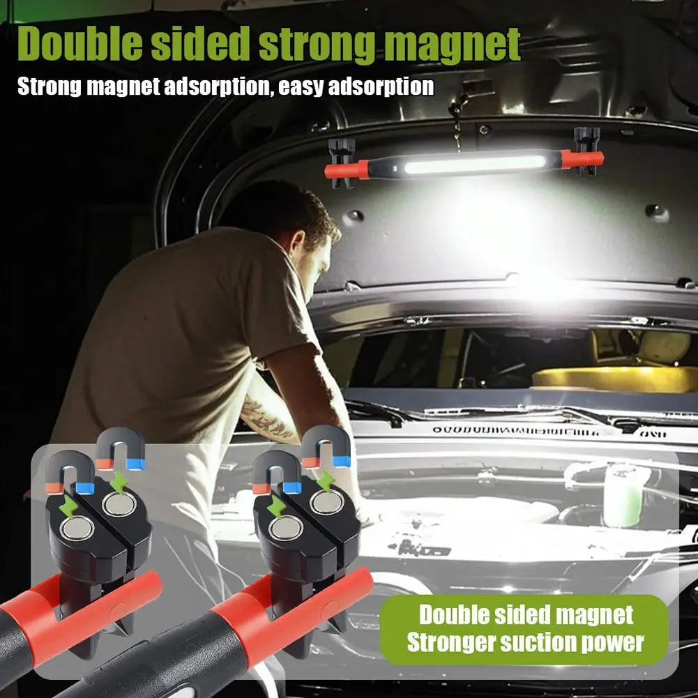 USB Rechargeable Magnetic LED Work Light | 360° Hook Lamp LED Work Light QXL