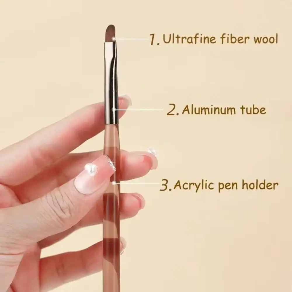 9-Piece Nail Art Brush Set | UV Gel, Liner & Acrylic Nail Art Brush Set QXL