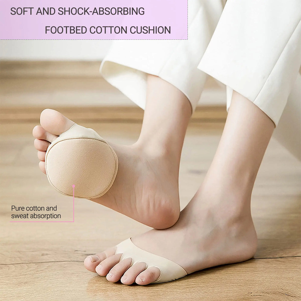2-Pack High Heel Forefoot Cushion Pads | Anti-Slip Foot Protection Forefoot Cushion Pads QXL