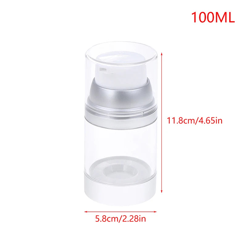 Airless Pump Jar 100/120/150ml | Refillable Travel Container Airless Pump Jar QXL 100ml