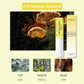 Solid Perfume Stick – Citrus Rose Woody Fragrance Balm Solid Perfume Balm QXL Driftwood Amber