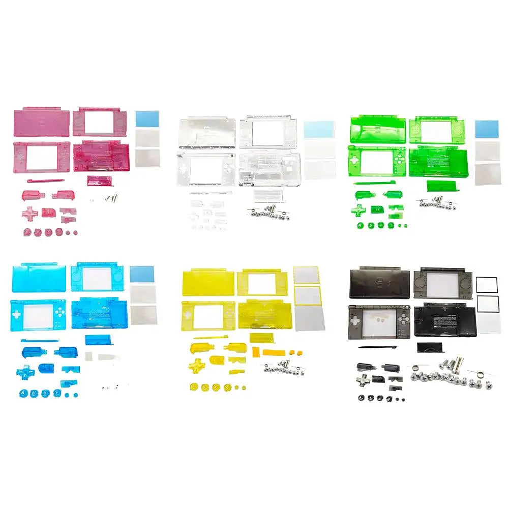 Nintendo DS Lite Full Replacement Shell Kit | 6 Colors Console Replacement Shell QXL