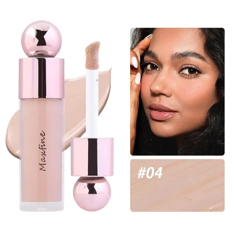 MAXFINE Nude Matte Full Coverage Liquid Concealer | All Skin Liquid Concealer QXL 04