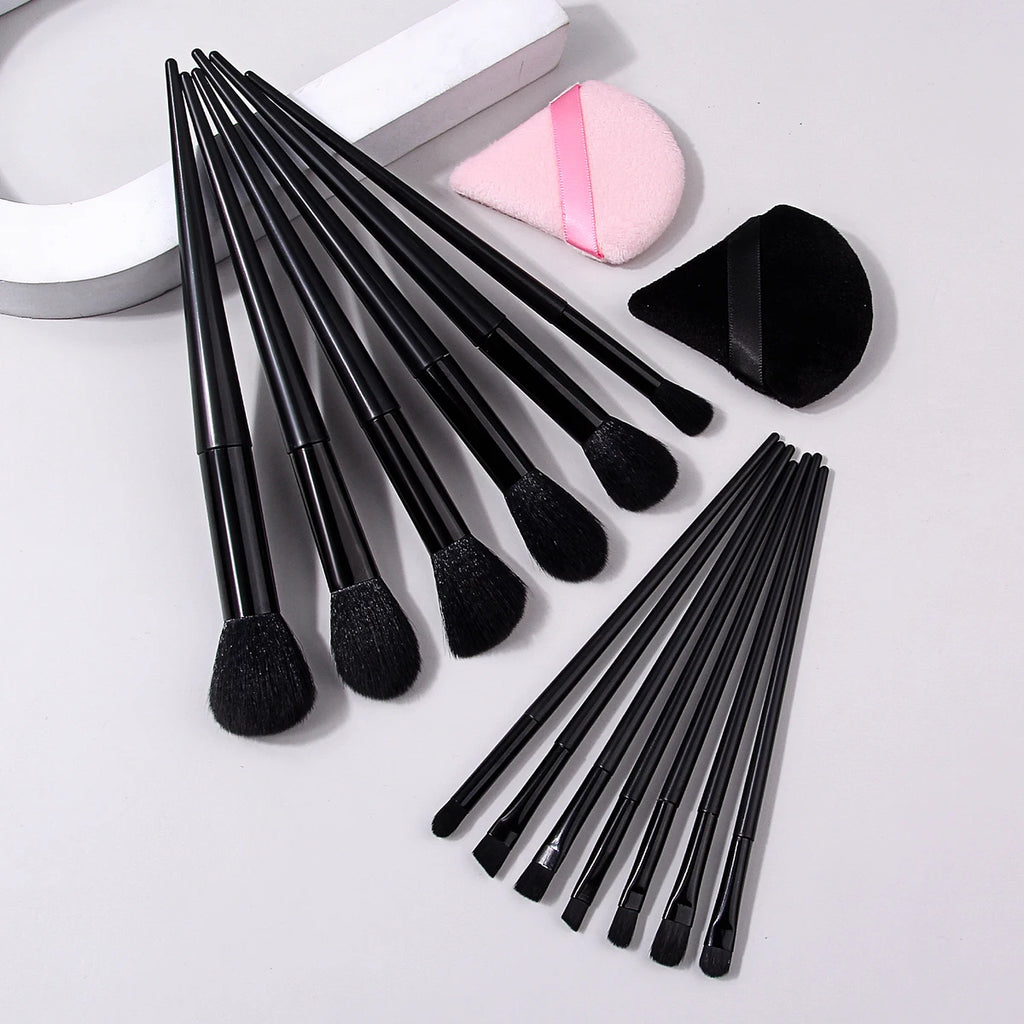 15-Pc Makeup Brush Set – Soft Fluffy Face & Eye Kit | KOSSHOW Makeup Brush Set QXL