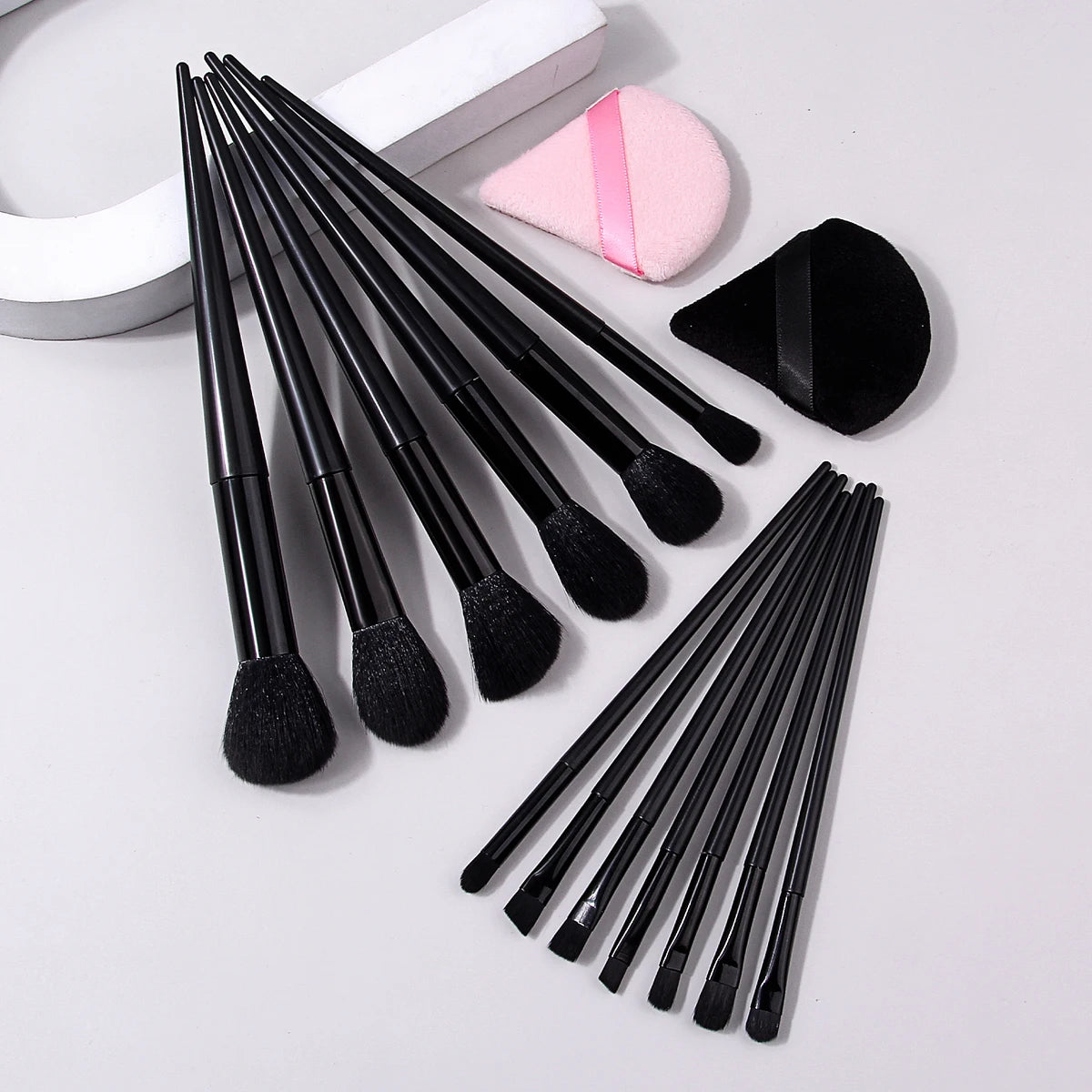 15-Pc Makeup Brush Set – Soft Fluffy Face & Eye Kit | KOSSHOW Makeup Brush Set QXL