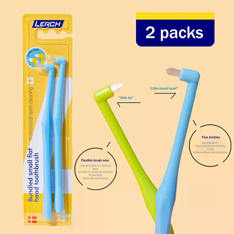 Small Head Interdental Toothbrush | Deep Between-Teeth Clean Interdental Toothbrush QXL
