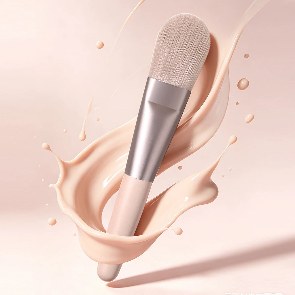 KOSSHOW Foundation Brush | Wooden Handle & Dense Nylon Bristles Foundation Makeup Brush QXL