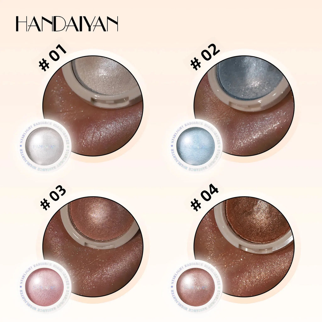 HANDAIYAN Shimmer Cream Highlighter | Radiant Glow Bronzer Cream Highlighter QXL