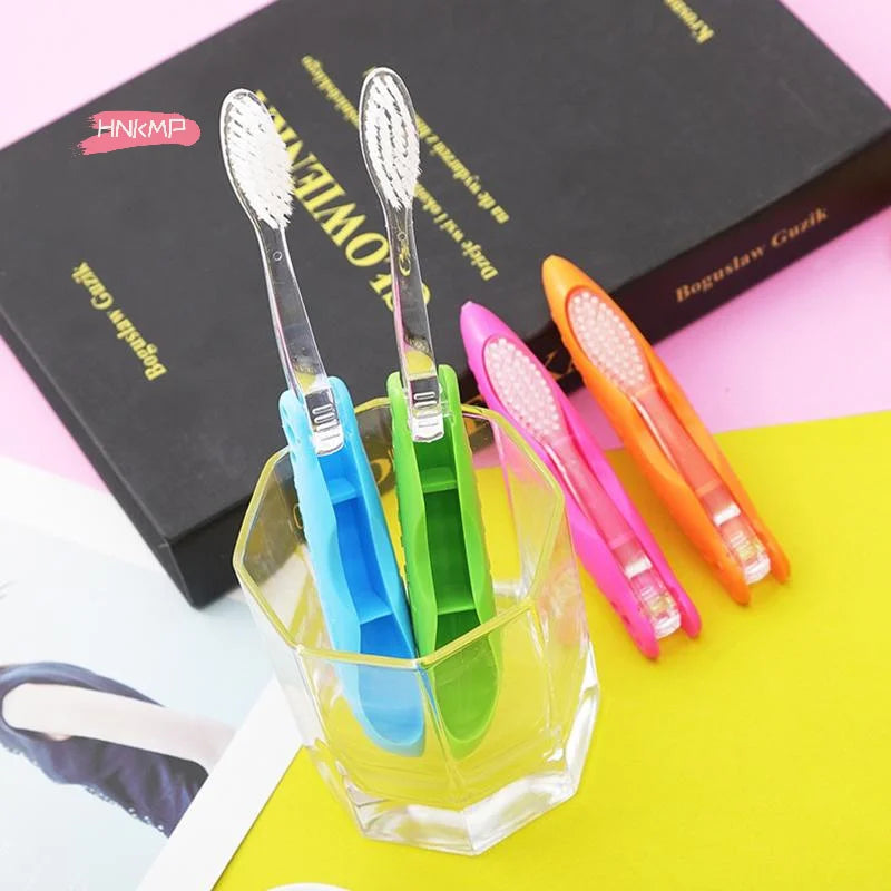 Foldable Disposable Travel Toothbrush – Compact & Portable Disposable Travel Toothbrush QXL