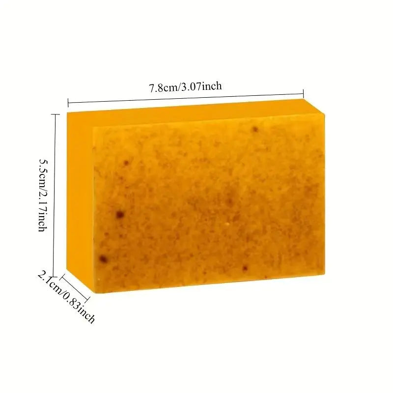 Turmeric Lemon Kojic Acid Ginger Handmade Cold Soap | Face & Body Natural Soap Bar QXL