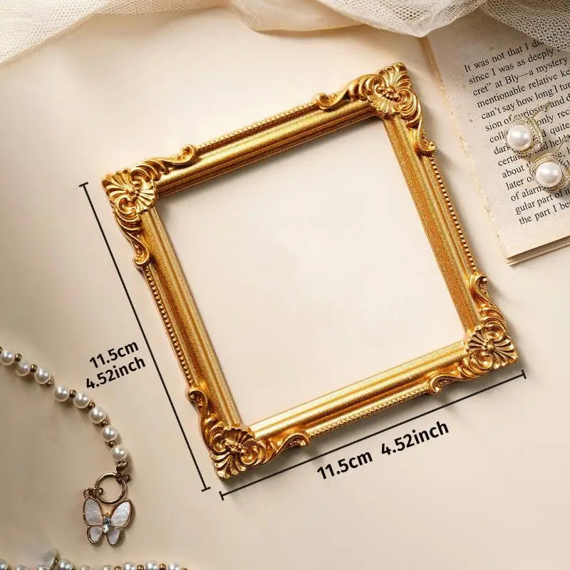 Vintage Gold Shadow Box Frame | 3D DIY Photo Memory Display Shadow Box Frame QXL A8