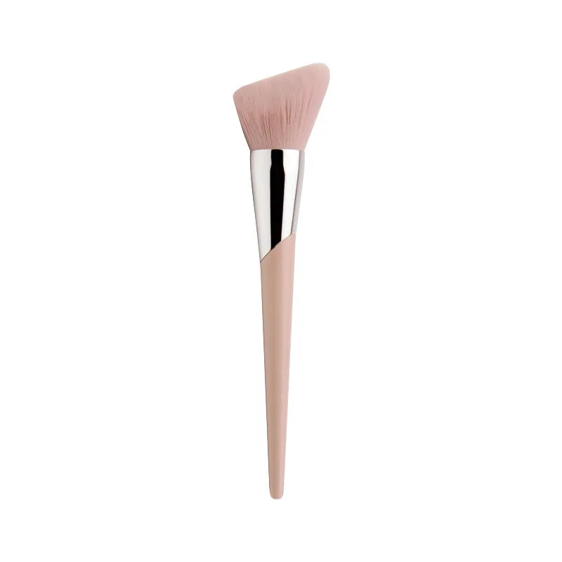 #190 Large Angled Contour Makeup Brush – Pink Sculpting Tool Contour Makeup Brush QXL Pink