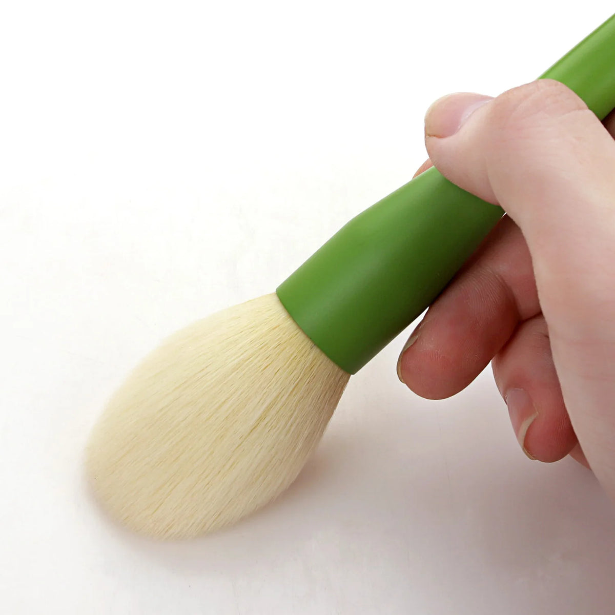 11-Pc Green Handle Makeup Brush Set | Powder Blush & Eyeshadow Makeup Brush Set QXL