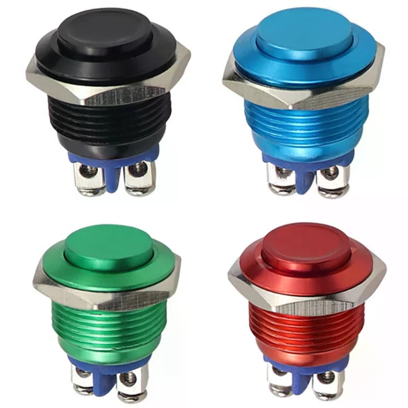16mm Waterproof Momentary Push Button Switch IP65 | Mount Push Button Switch QXL