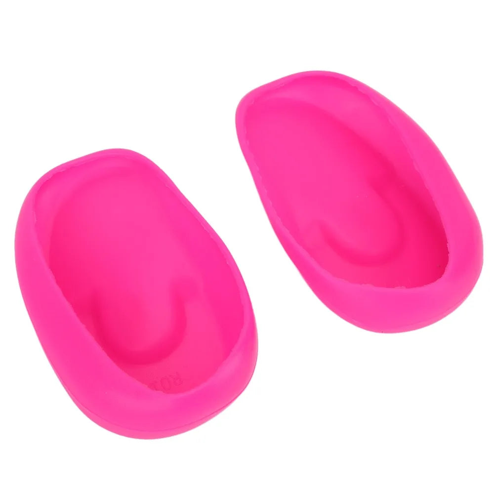 10-Pack Silicone Hair Dye Ear Covers | Waterproof 5 Pairs Hair Dye Ear Covers QXL