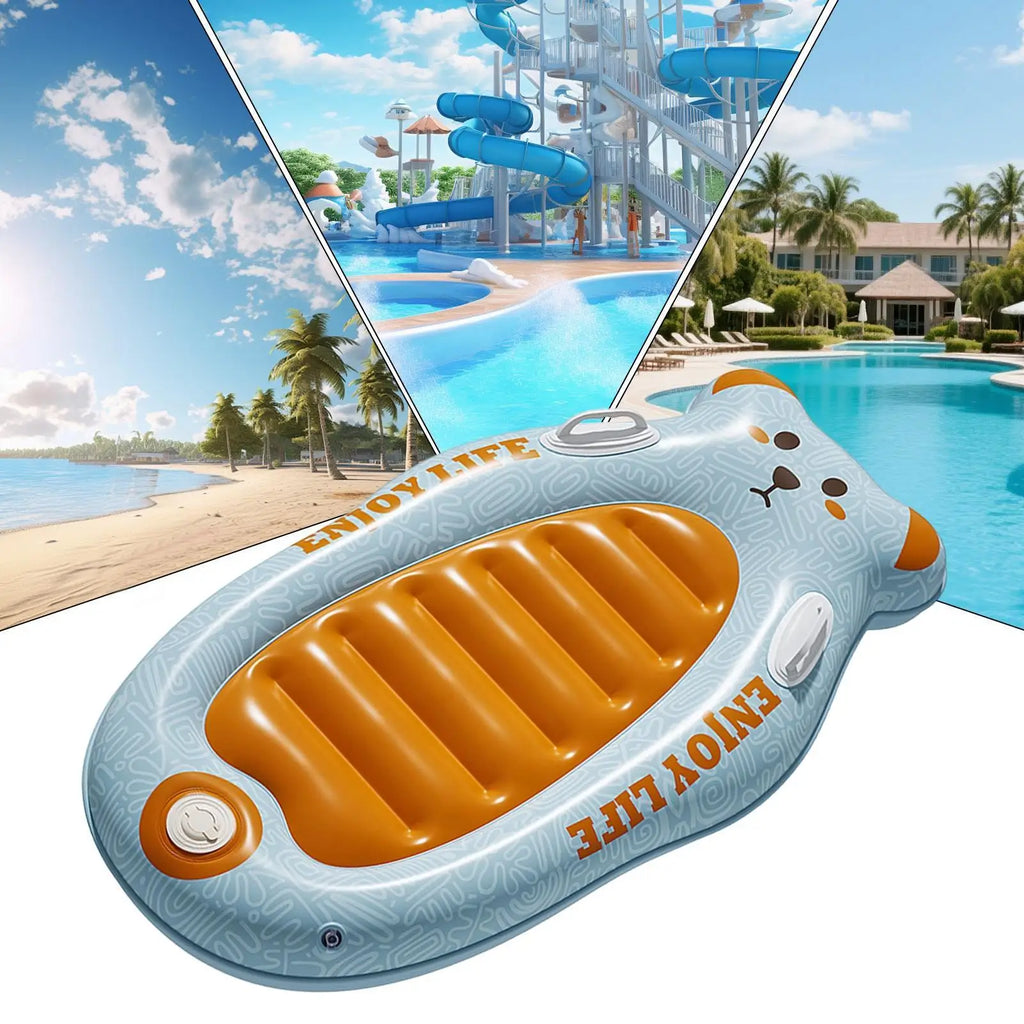 Kids Inflatable Surfboard with Handles | Beach & Pool Float Inflatable Surfboard QXL